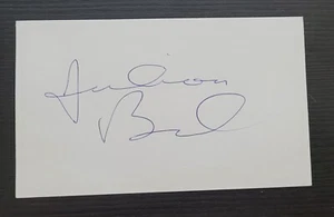 JULIAN BOND AUTOGRAMM BÜRGERRECHTE LEGEND INDEX KARTE SIGNIERT SNCC ATLANTA BOX - Bild 1 von 1