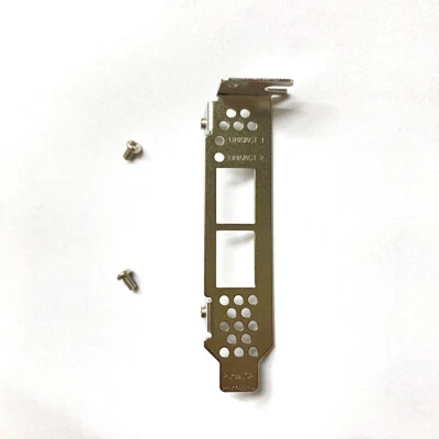 Low Profile bracket for Chelsio T520-CR T420-CR T520-LL-CR T520-SO-CR HTTG1 - Image 1 of 4