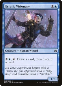 Erratic Visionary (048) War of the Spark WAR MTG Magic - Imagen 1 de 1