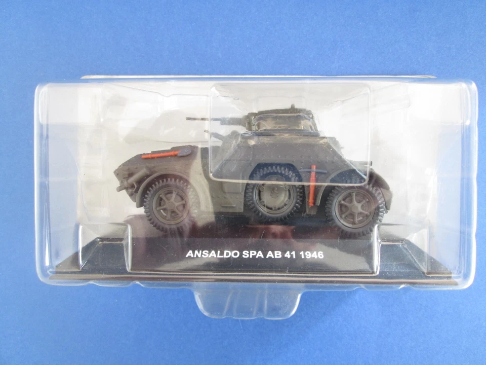 modellino 1:43 carro armato militare ansaldo SPA AB 41 1946! nuovo! - Immagine 1 di 1