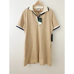 Neu mit Etikett Hutton-Polokleid Biege mit Biesen Größe XL X Large - Bild 1 von 10