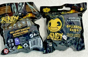 Bendy & the Ink Machine Series 1 Collector {BackPack} Clips Lot Of 2 Packs - Picture 1 of 9