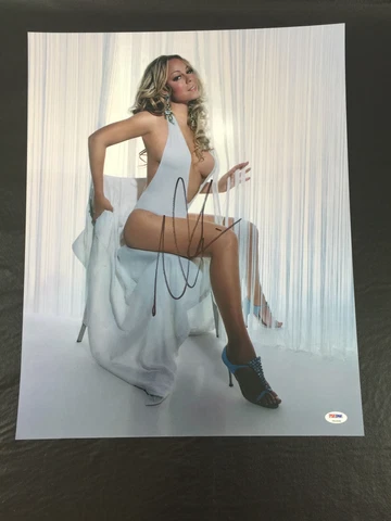 MARIAH CAREY SIGNED RAINBOW 'VERY SEXY' 16x20 PHOTO PSA/DNA COA Cover