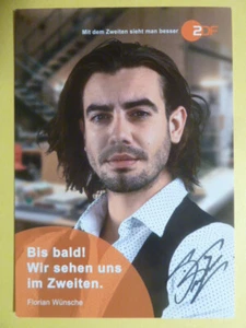 -ke- Florian Wünsche - SOKO Stuttgart, ZDF Autogrammkarte - Bild 1 von 1