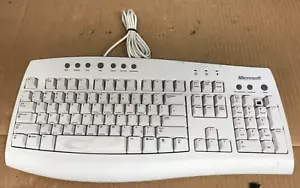 Vintage Microsoft Internet Keyboard RT9443 V:56TW Wired PS/2 (Missing * Key) - Picture 1 of 8