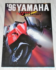 Yamaha UK Sales range brochure 1996 YZF750R YZF1000R YZF600R SZR660 TDM TRX GTS - Picture 1 of 8