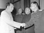 Mao Tse tung and General Yang Yung, 1958 Old Historic Photo