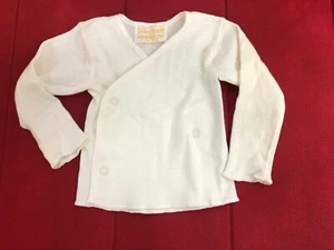 Vintage Montgomery Tiny World 3mo Seitendruckknopf Langarm Baumwolle T-Shirt nie benutzt - Bild 1 von 8