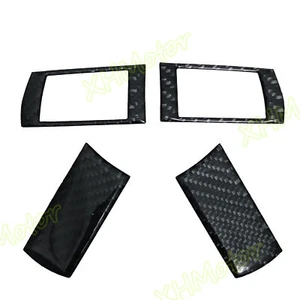 4pcs Carbon Fiber Interior Steering Wheel Button Panel Frame Trim Cover Sticker - Picture 1 of 17