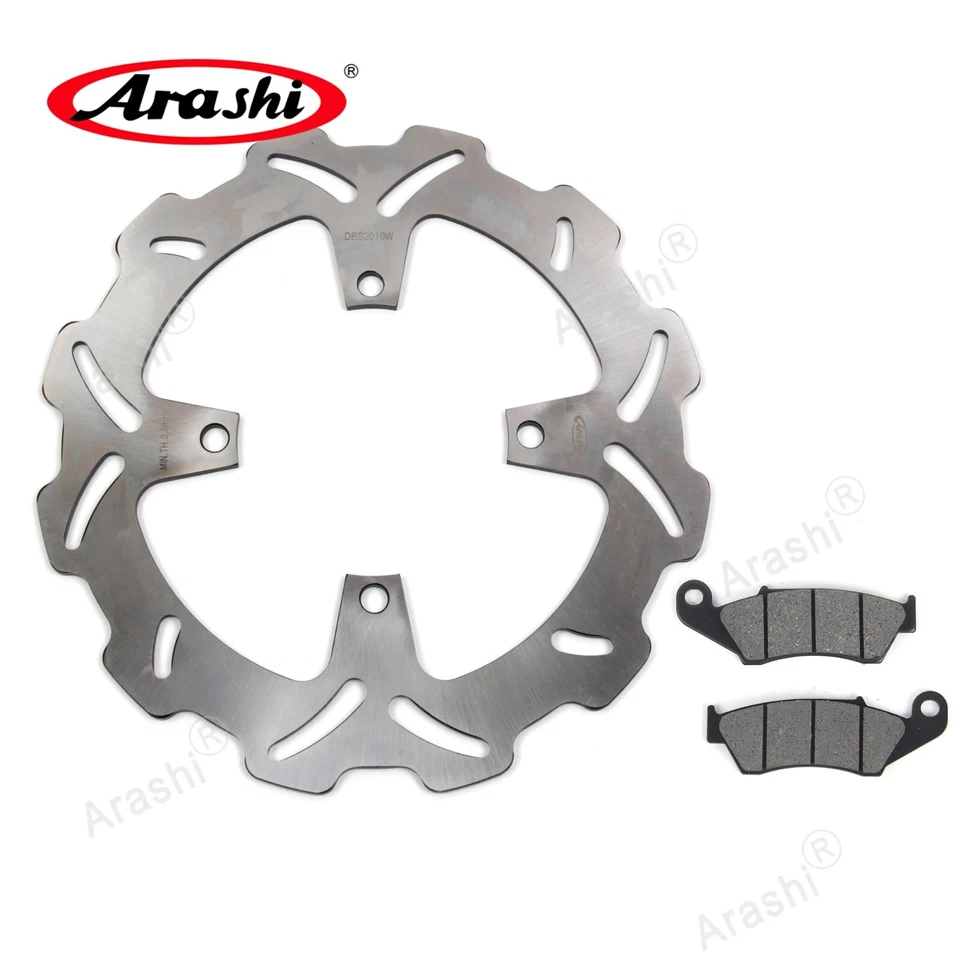 For Suzuki RMZ250 2004-2006 Arashi Front Brake Disc Rotor + Organic Brake Pads - Image 1 of 4