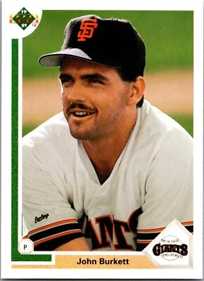 1991 Upper Deck - #577 John Burkett - Image 1 of 2