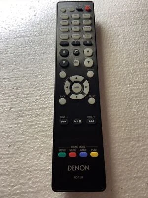 Denon Remote RC-1184 AVRX3000 30701013700AD AVRE400 AVRX2000 - Image 1 of 4