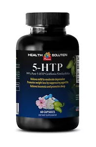 griffonia extract - 99% PURE 5-HTP - valerian pills - 1 bottle (60 capsules) - Picture 1 of 8