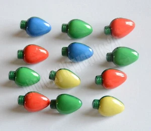 Christmas Lights / Shank Back / Christmas Tree Light Bulbs / Buttons Galore - Picture 1 of 2