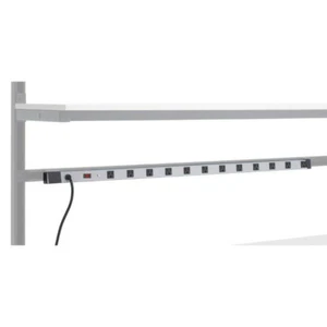 Cable de alimentación Kendall Howard 48" tira de alimentación 14 ft con 16 tomas de corriente 1918-3-004-F - Imagen 1 de 4