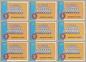 Lot of (9) 2012 Topps Heritage MINNESOTA TWINS TEAM (TC) #162 -- FREE  SHIPPING - Picture 1 of 1