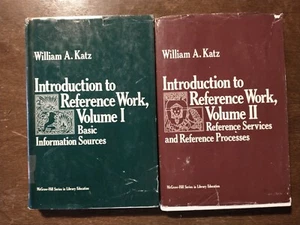 William A. Katz: Introduction to Reference Work, Volume 1 & 2 (2 volume set) HC - Imagen 1 de 9