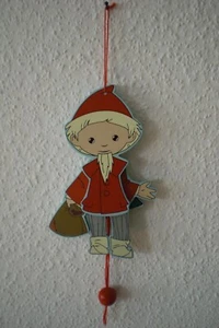 Hampelmann Sandmann 17,5 cm hoch aus Holz Kennung (2014 MDR und rbb) - Bild 1 von 4