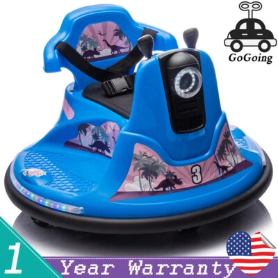 Coche parachoques 12V para niños con control de padres 360° 0,75 MPH para niños de 2 a 5 años Foto 1 de 4