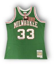 Kareem Abdul-Jabbar Signed Auto Mitchell & Ness Jersey Bucks Green  Fanatics