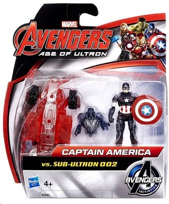 MINI FIGURAS DE ACCIÓN CAPITÁN AMÉRICA VS. SUB-ULTRON AVENGERS: AGE OF ULTRON #002 Foto 1 de 4