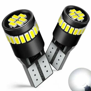 2X T10 501 194 W5W SMD 24 LED Car CANBUS Error Free Wedge Light Bulb White 1 Set - Picture 1 of 11