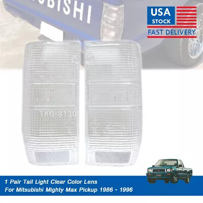 1 par de lentes transparentes de luz trasera para camioneta Mitsubishi Mighty Max 1986 1987-1996 Foto 1 de 4