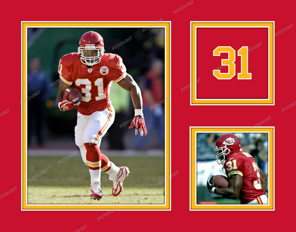 Impresión de collage de fotos de PRIEST HOLMES KANSAS CITY CHIEFS 8x10 11x14 o 16x20 Foto 1 de 3