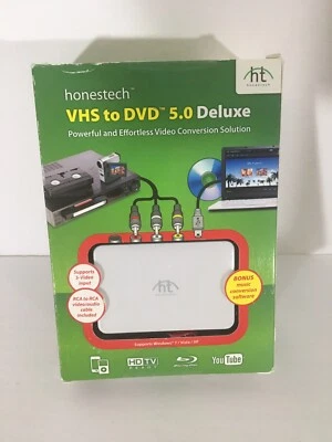 Honest Technology VHS to DVD 5.0 Deluxe (Retail) - Full Version for Windows  - Image 1 of 3