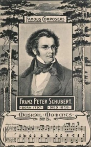 SCHUBERT, Franz Peter, Famous Composers’ Valentine’s Series,  Near Mint - Bild 1 von 2