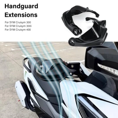 Cruisym 400 Hand guard Extensions For SYM Cruisym300i Cruisym 300 Hand guard Kit - Image 1 of 4