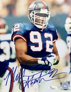 Michael Strahan Signed New York Giants 8x10 Photo JSA - Picture 1 of 2