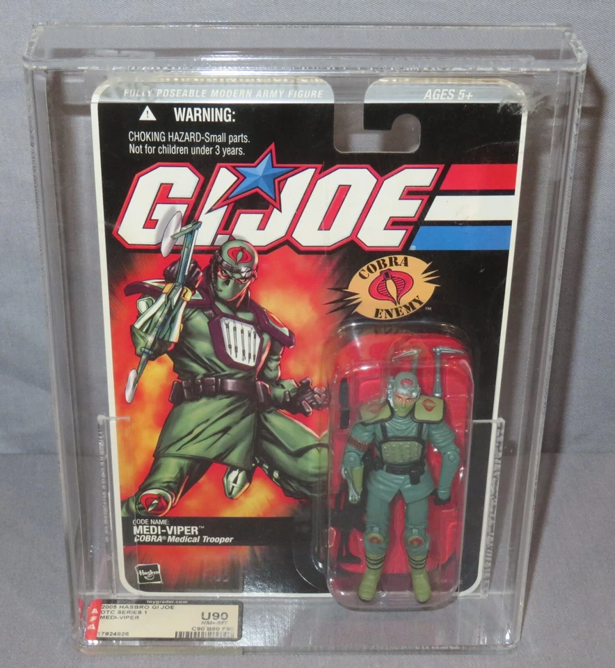 2005 Hasbro Medi-viper GIJOE DTC Action Figure Gi Joe Cobra ARAH MOSC