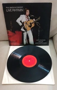Paul Simon in Concert Live Rhymin' PC 32855 LP Record Album - Picture 1 of 4