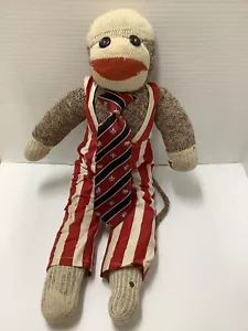 VINTAGE BROWN SOCK MONKEY - NEEDS SOME LTC - Bild 1 von 7