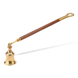 Candle Extinguisher with Wooden Handle Approx 35cm Long Candlestick Oil Lamp Can - Picture 1 of 1