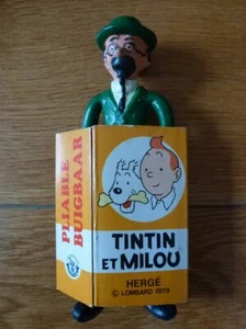PROFESSEUR TOURNESOL Figurine Hergé Lombard 1979 BRABO Fil de Fer Etui Tintin - Imagen 1 de 10