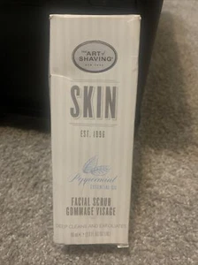 THE ART of SHAVING Skin Facial Scrub Peppermint Essential Oil 3 Oz NIB - Picture 1 of 6