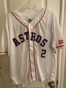Alex Bregman #2 Houston Astros MLB Replica Home Jersey Adult Size XL HEB - Imagen 1 de 4