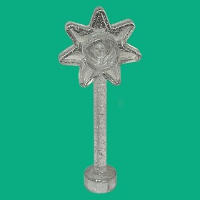 Lego Duplo White Glitter Star Wand for Castle 4826 4821 4828 9131 #DX1