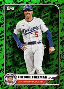 2025 Topps All-Star Game Green Foil #25 Freddie Freeman 46/99 - Bild 1 von 1