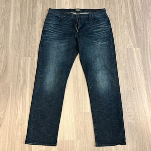 Lucky Brand Jeans Mens 38x34 Blue Denim 363 Vintage Straight Stretch Pants - Picture 1 of 9