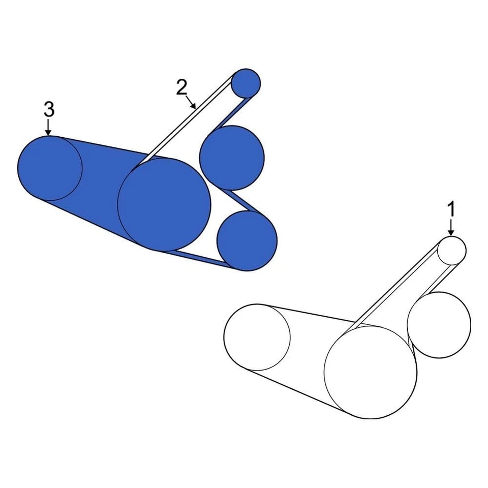 For Toyota Echo 2000-2005 Toyota Accessory Drive Belt - Image 1 of 1