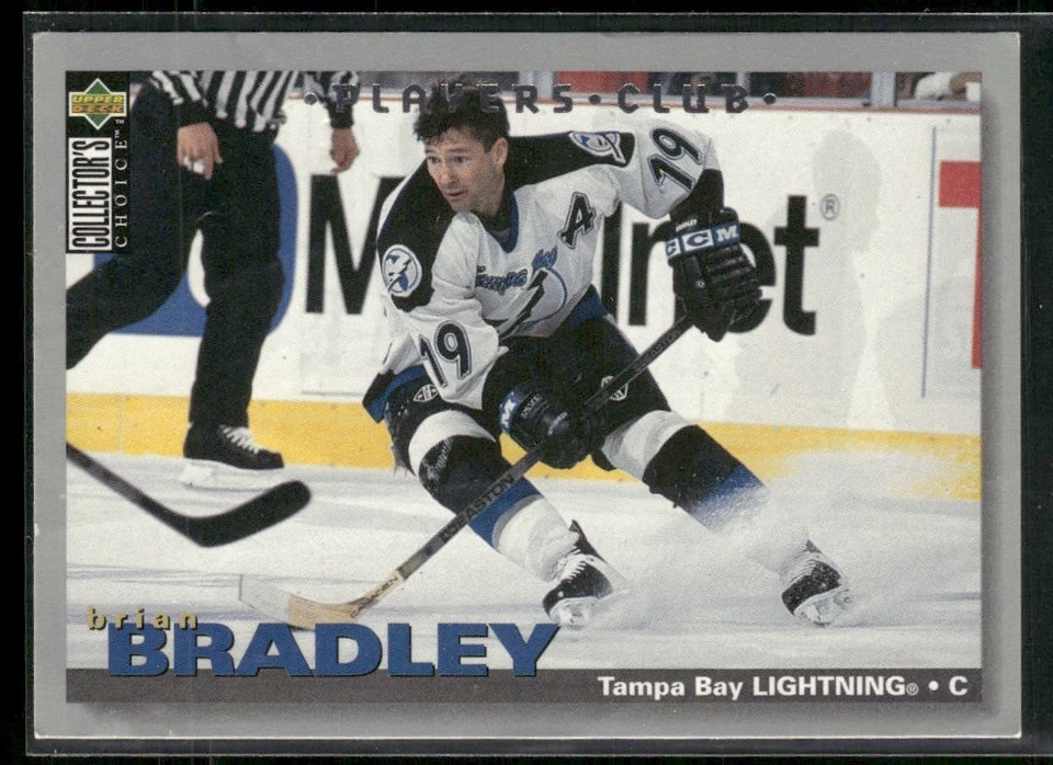 1995-96 Upper Deck Collector's Choice - Brian Bradley #128 Player's Club - Image 1 of 2