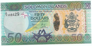 2013 Solomon Islands $50 P35-UNC - Picture 1 of 2