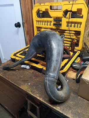 Silenciador de cámara de expansión de tubo de escape Yamaha YZ 80 1993 1994 1995 1996 OEM YZ80 Foto 1 de 2