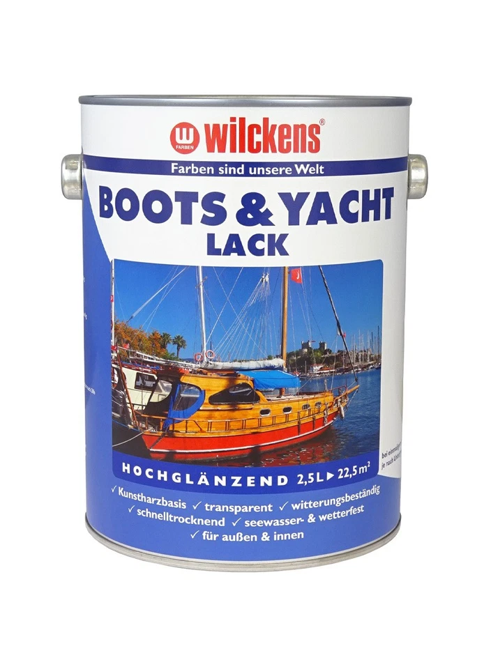 Wilckens 11500000080  Bootslack & Yachtlack, Hochglänzend, 2.5 Liter