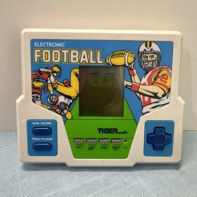 Vintage 1987 Tiger Electronics FOOTBALL Handheld Video Game WORKS - Image 1 of 3