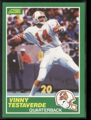 1989 Score - Vinny Testaverde #224 - Image 1 of 2