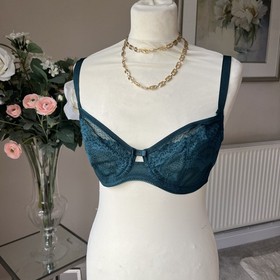 Triumph Beauty-Full darling Underwired Bra Lingerie emerald green  34D BNWot (b5